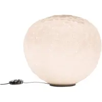 Artemide Bordslampa , Meteorite, dimbara, Vit, Vardagsrum, Glas, Design