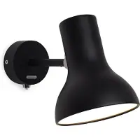 Anglepoise Vägglampa , Type 75 Mini, Svart, Sovrum, Aluminium, Design