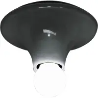 Artemide Design taklampa Teti, dimbar, Svart, Vardagsrum / matsal, Syntetmaterial, Design, Taklampa