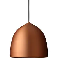 Fritz Hansen Taklampa , Suspence P1, dimbara, Koppar, Vardagsrum, Metall, Design
