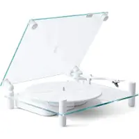 Transparent Turntable White