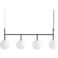 Audo Copenhagen Taklampa , TR Bulb, dimbara, Svart, Vardagsrum, Metall, Design