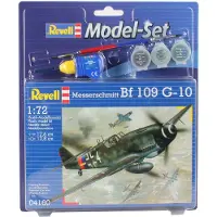 Revell Messerschmitt Bf-109, Luftfarkostmodell med fast vinge, Monteringssats, 1:72, Messerschmitt Bf 109, Plast, Second World War
