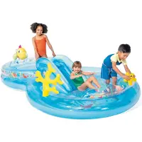 Intex Låg Uppblåsbar Pool 206l