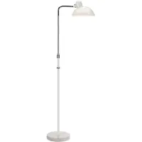 Fritz Hansen Golvlampa , Kaiser Idell 6580-F Luxus, Vit, Vardagsrum, Metall, Design