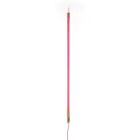 Seletti Design golvlampa Linea, Violett / rosa / rosè, Vardagsrum / matsal, Glas, Design, Golvlampa