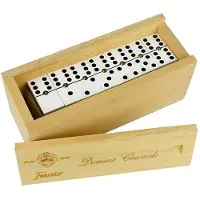Fournier Domino Chamelo Celluloid Träask Brädspel
