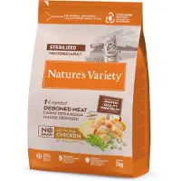 Nature´s Variety Select Adult Steril Katt-och Kycklingfoder 3kg