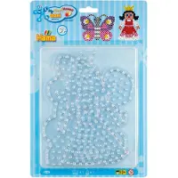Hama Maxi Pärlplattor - 2 st. - Fjäril/Prinsessa - - One Size - Pärlplattor