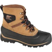 Sorel - Après-ski - Buxton Lace Boot WP Delta Black för Unisex - Storlek 42,5 - Brun