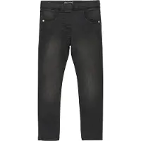 Minymo Jeggings - Slim Fit - Grey Black - - 5 år (110) - Leggings