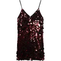 Superdry Disco Sequin ärmlös Kort Klänning