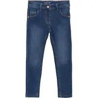 Minymo Byxor - Stretch Slim Fit - Blå Denim - - 3 år (98) - Jeans