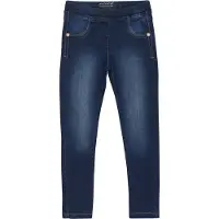 Minymo Jeggings - Stretch Slim Fit - Mörkblå - - 10 år (140) - Jeans