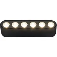 Brilliant Click&Shine Blank Spot LED-strålkastare 6 W Lysdiod-modul Svart