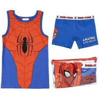 Spiderman Pyjamas Barn Spider-Man Röd Blå - 4 år