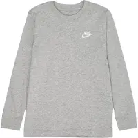 Nike T-shirt 'FUTURA' ljusgrå / vit