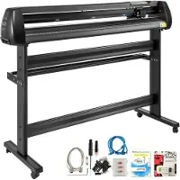 Vevor 53" vinylskärmaskin Enkel vinylplotterskärare med stativplotter justerbar krafthastighet skylttillverkning