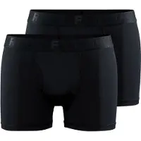 Craft Men's Core Dry Boxer 3-Inch 2-Pack Black