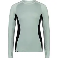 Mons Royale Women's Olympus Longsleeve Glacier/dew/black
