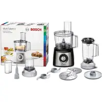 Bosch MultiTalent 3 MCM3501M - Matberedare 800 W - borstat rostfritt stål/svart