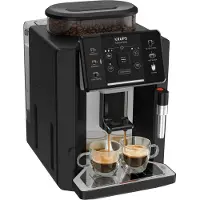 Krups Sensation C10 EA910A, Espressomaskin, 1,7 l, Kaffebönor, Inbyggd kvarn, 1450 W, Svart, Krom