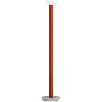 Flos Golvlampa , Bellhop, dimbara, Röd, Vardagsrum, Metall, Design