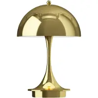 Louis Poulsen Utomhusbelysning , Panthella 160, dimbara, Guld / mässing, Balkong, Plast, Design
