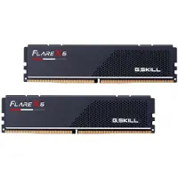 G.Skill Flare X5 - DDR5 - sats - 32 GB: 2 x 16 GB - DIMM 288-pin låg - 6000 MT/s / PC5-48000 - CL32 - 1.35 V - ej buffrad - icke ECC - mattsvart