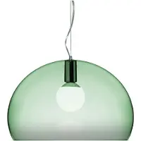 Kartell Design pendellampa FL/Y, dimbar, Grön, Vardagsrum / matsal, Syntetmaterial, Design, Pendellampa