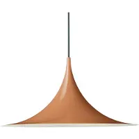 Gubi Taklampa , Semi, dimbara, Brun / rost, Vardagsrum, Metall, Design