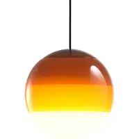 Marset Taklampa , Dipping Light, dimbara, Orange, Vardagsrum, Glas, Design