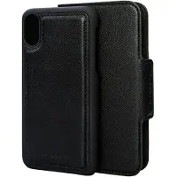 Merskal Wallet Case iPhone Xs Max - Black