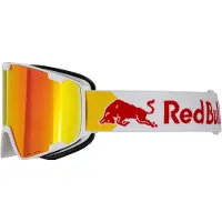 Red Bull Spect Eyewear - Skidglasögon - Park White - Brown With Red Mirror för UnisexUll - Vit