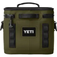 Yeti Hopper Flip 8L Cooler Bag, Olive Green, cool bag with shoulder strap