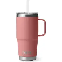 Yeti - Vattenflaskor - Rambler 25 Oz Straw Mug 2.0 Sandstone Pink för Unisex - Rosa