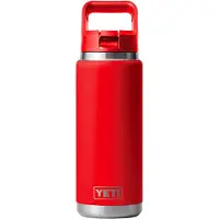 Yeti - Vattenflaskor - Rambler 26Oz Colour Straw Bottle Rescue Red för Unisex - Röd