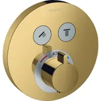 Hansgrohe Termostat infälld Select S polerad guld