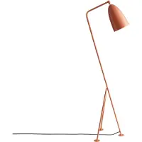 Gubi Golvlampa , Gräshoppa, Röd, Vardagsrum, Metall, Design