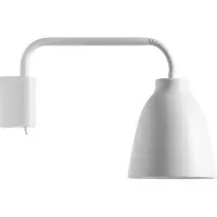Fritz Hansen Vägglampa , Caravaggio, dimbara, Vit, Vardagsrum, Metall, Design