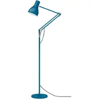 Anglepoise Golvlampa , Type 75, Blå, Arbetsrum / hemkontor, Metall, Industristil