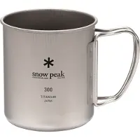 Snow Peak - Kök - Titanium Single Wall 300 Mug Silver för UnisexTitan - Grå