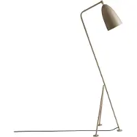 Gubi Golvlampa , Gräshoppa, Grå, Vardagsrum, Metall, Design