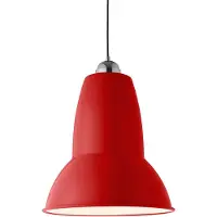 Anglepoise Design pendellampa Original 1227 Giant, dimbar, Röd, Vardagsrum / matsal, Metall, Design, Pendellampa