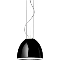 Artemide Taklampa , Nur Mini Gloss, dimbara, Svart, Vardagsrum, Metall, Design