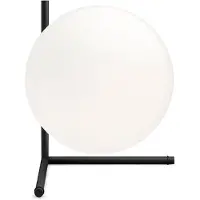 Flos Bordslampa , IC T2, dimbara, Svart, Vardagsrum, Glas, Design