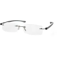 Eschenbach 2913-215, Plast, Unisex, Rektangel, Båglösa, Plast, Antracit