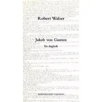 Jakob von Gunten : en dagbok