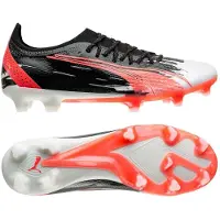 Puma X Unisport Ultra Ultimate FG/AG Ran out of ink - Vit/Röd/Svart LIMITED EDITION, storlek 36