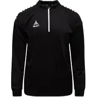 Select Träningströja 1/2 Zip Spanien V25 - Svart/Vit, storlek X-Small